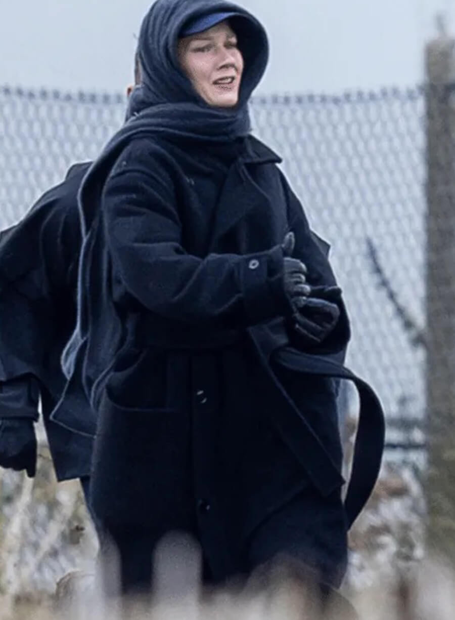 Harpoon Eva Stratt Inspired Black Coat - Project Hail Mary Style