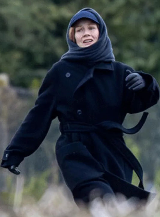 Harpoon Eva Stratt Inspired Black Coat - Project Hail Mary Style