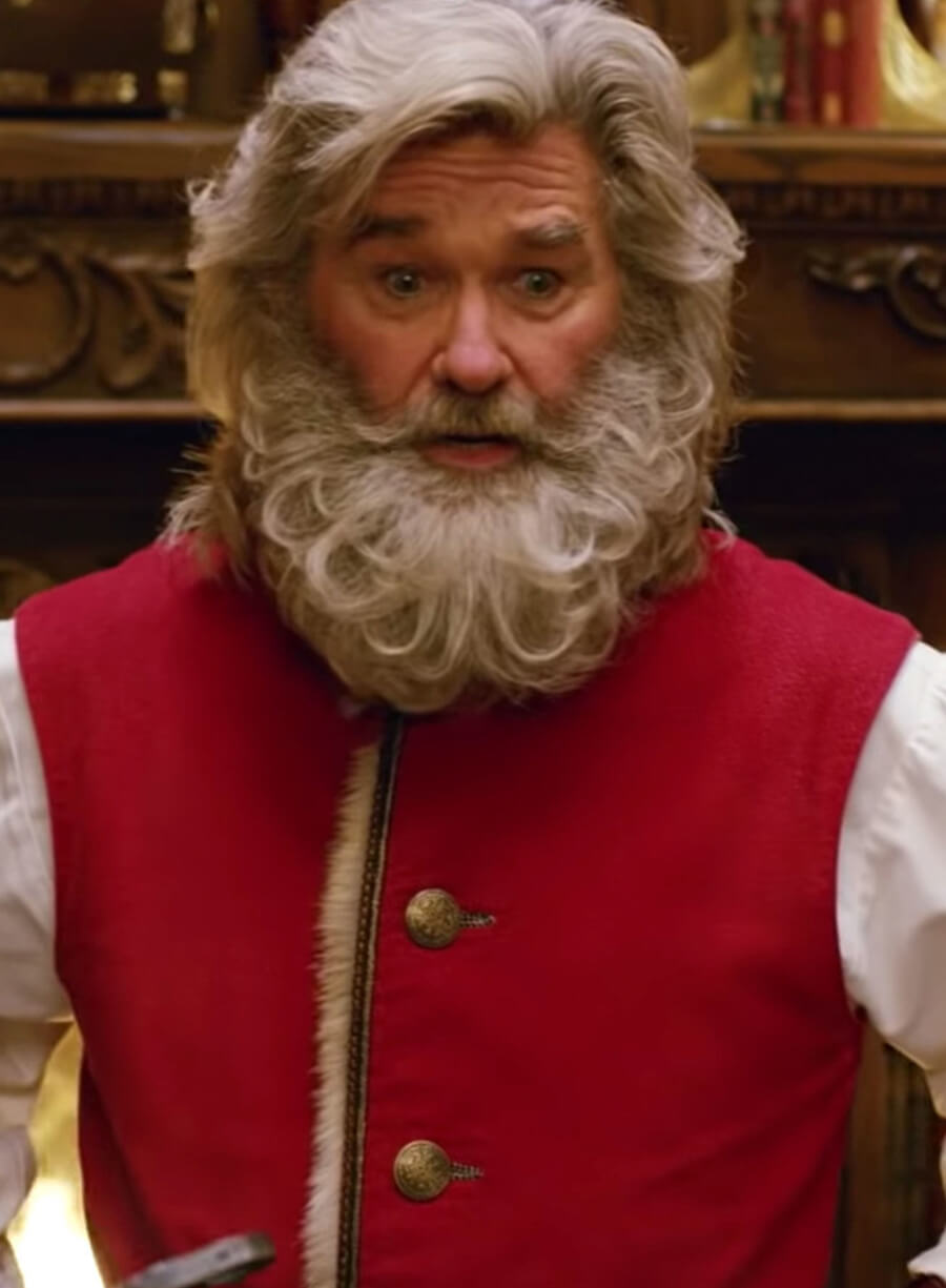 Harpoon Santa Claus The Christmas Chronicles Vest Inspired Red Leather Jacket