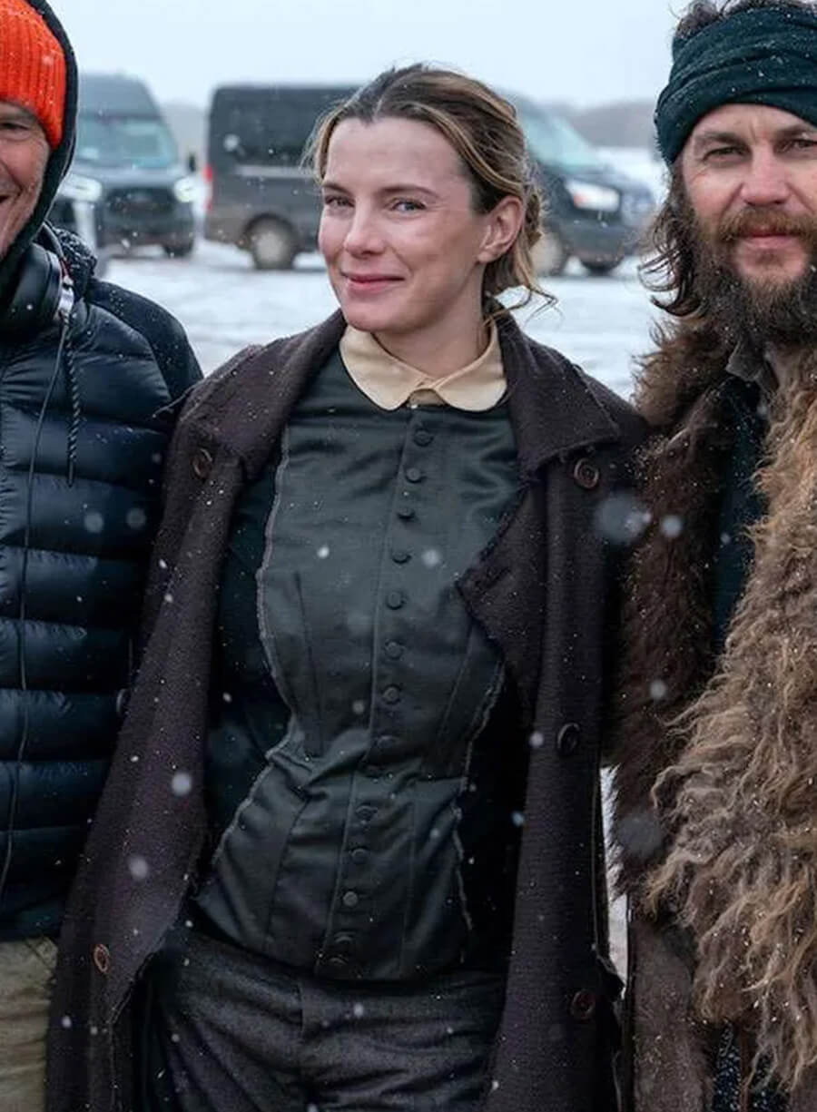 Harpoon Sara Rowell Inspired Brown Coat - American Primeval 2025 Style