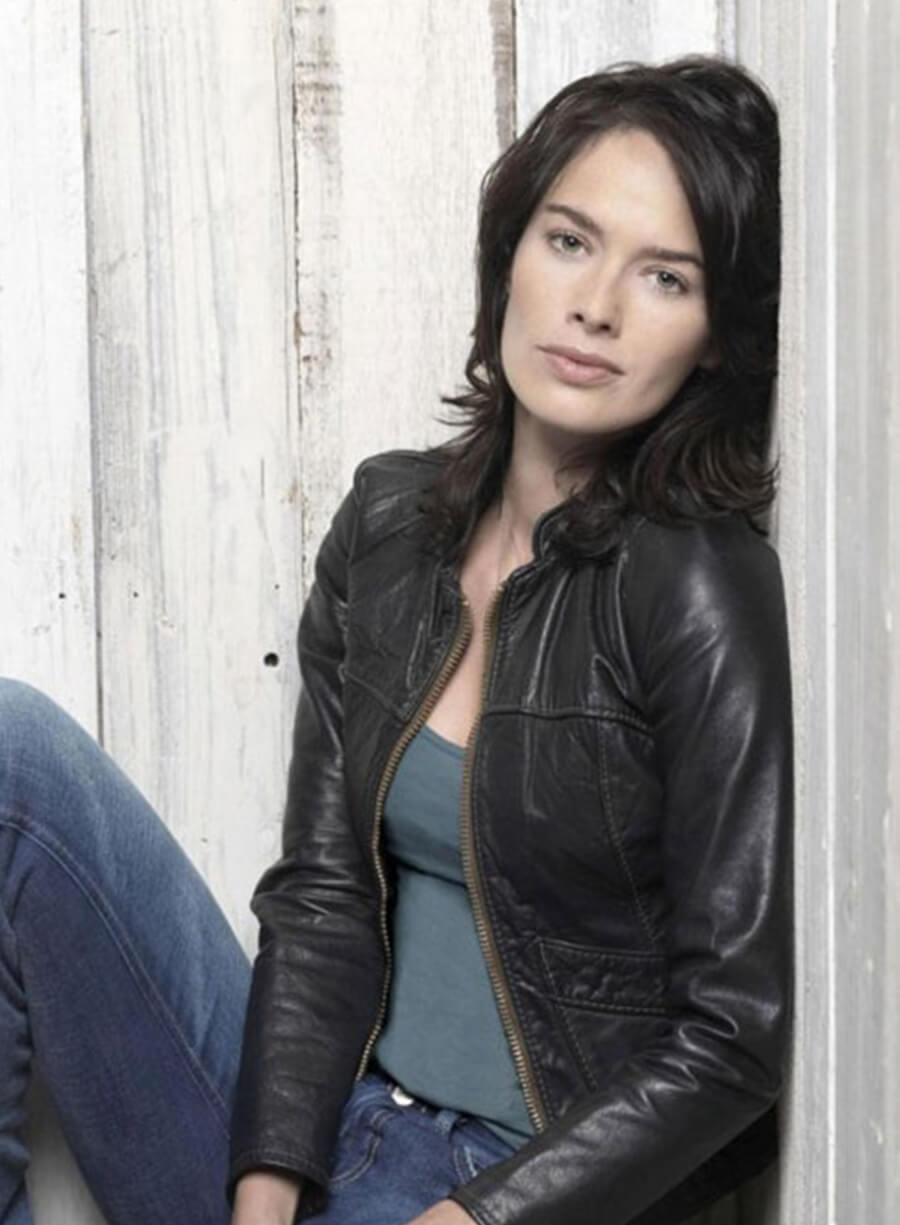 Harpoon Sarah Conor Inspired Black Leather Jacket - Terminator: The Sarah Connor Chronicles Style