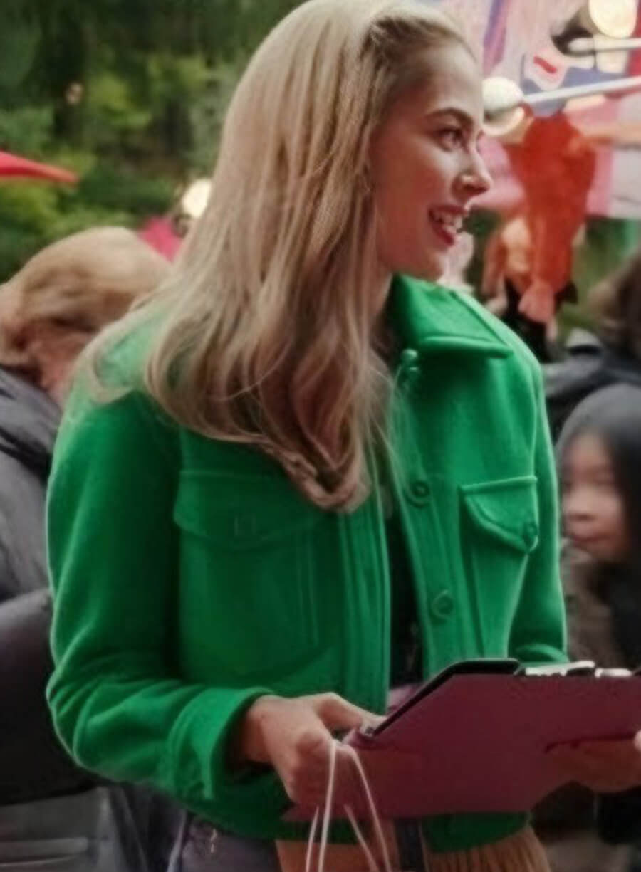 Harpoon Lizzie Inspired Green Wool Jacket - Virgin River S05 Style