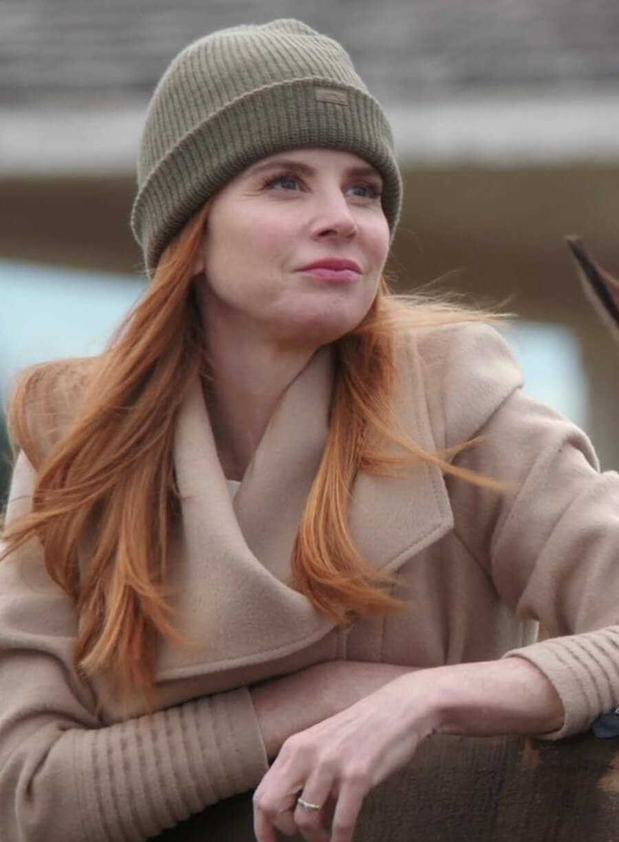 Harpoon Katherine Walter Inspired Beige Wool Fabric Coat - My Life with the Walter Boys Style