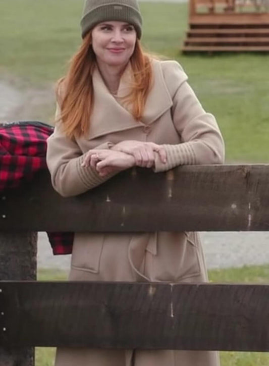 Harpoon Katherine Walter Inspired Beige Wool Fabric Coat - My Life with the Walter Boys Style