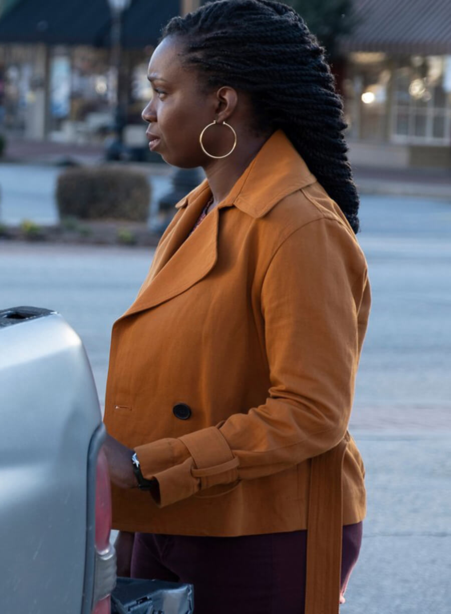 Harpoon Sarah Wilson Inspired Brown Leather Jacket - The Falcon and the Winter Soldier Style