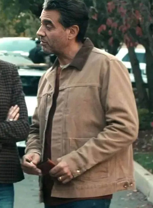 Harpoon Charles Inspired Brown Leather Jacket - Scarpetta 2026 Style