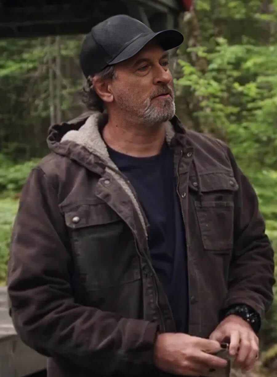 Harpoon Sully Inspired Brown Hooded Jacket - Sullivan's Crossing Style