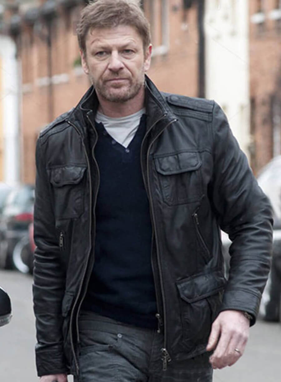 Harpoon Sean Wallace Inspired Black Leather Jacket