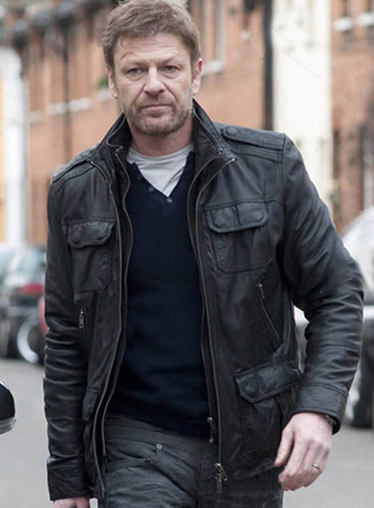 Harpoon Sean Wallace Inspired Black Leather Jacket
