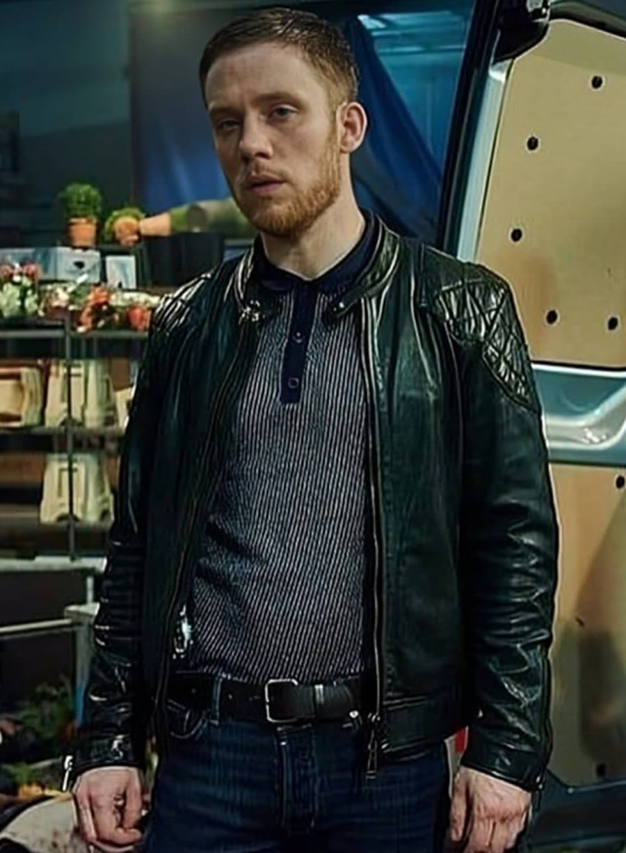 Harpoon Sean Wallace Inspired Black Leather Jacket - Gangs of London Style