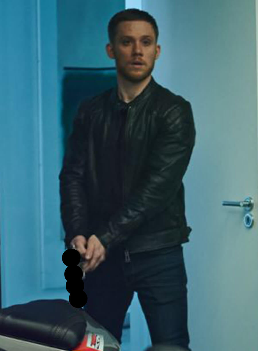 Harpoon Sean Wallace Inspired Black Leather Jacket - Gangs of London Style
