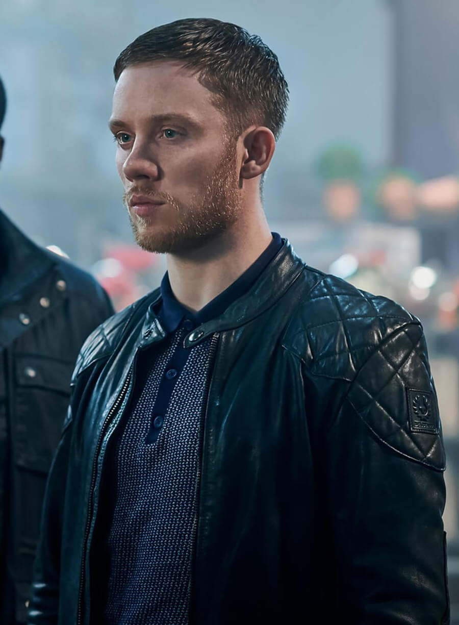 Harpoon Sean Wallace Inspired Black Leather Jacket - Gangs of London Style