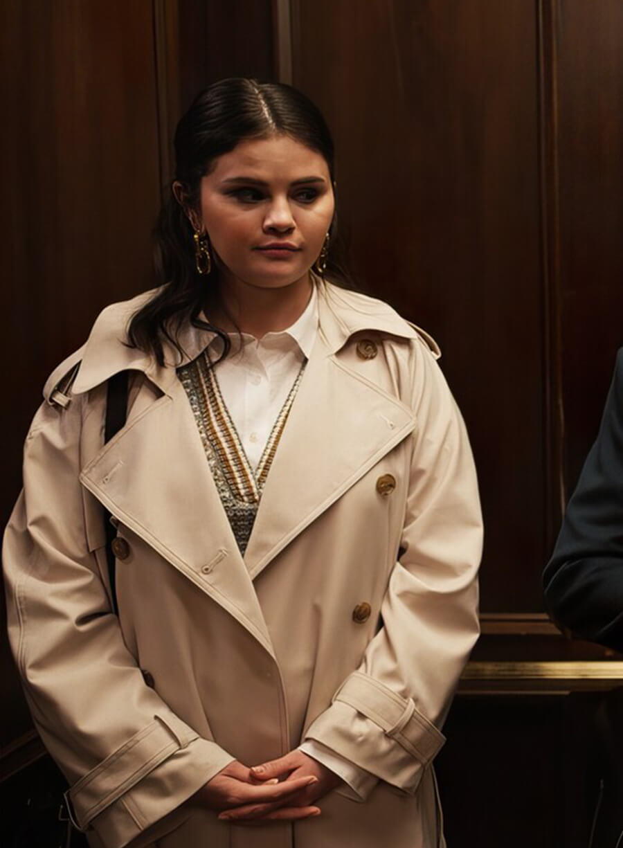 Harpoon Mabel Mora Inspired Off White Coat - Only Murders in the Building Style