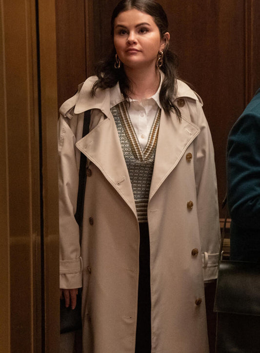 Harpoon Mabel Mora Inspired Off White Coat - Only Murders in the Building Style