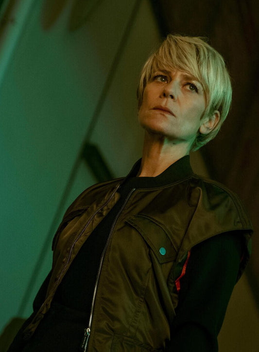 Harpoon Selma Inspired Green Leather Jacket - Furies 2024 Style