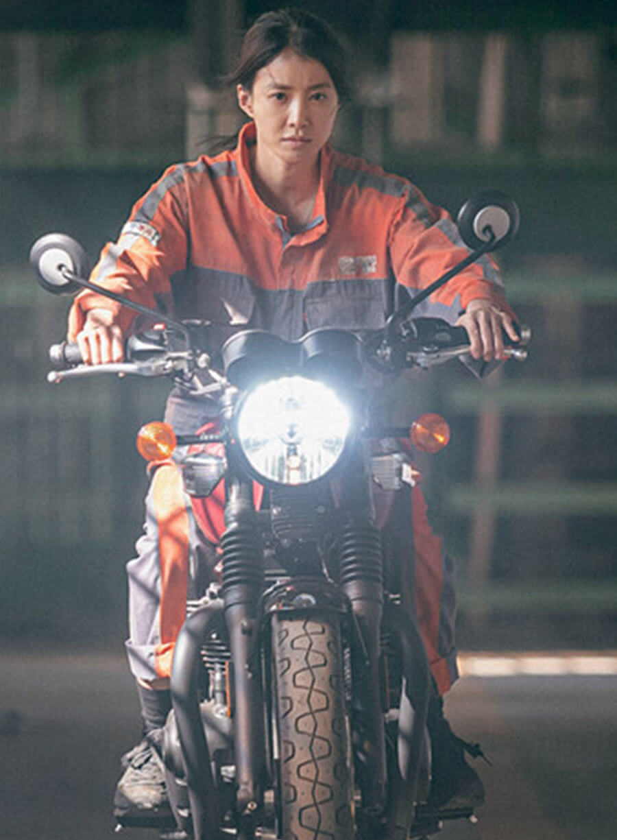 Harpoon Seo Yi-kyeong Inspired Multi-Color Leather Jacket - Sweet Home Style