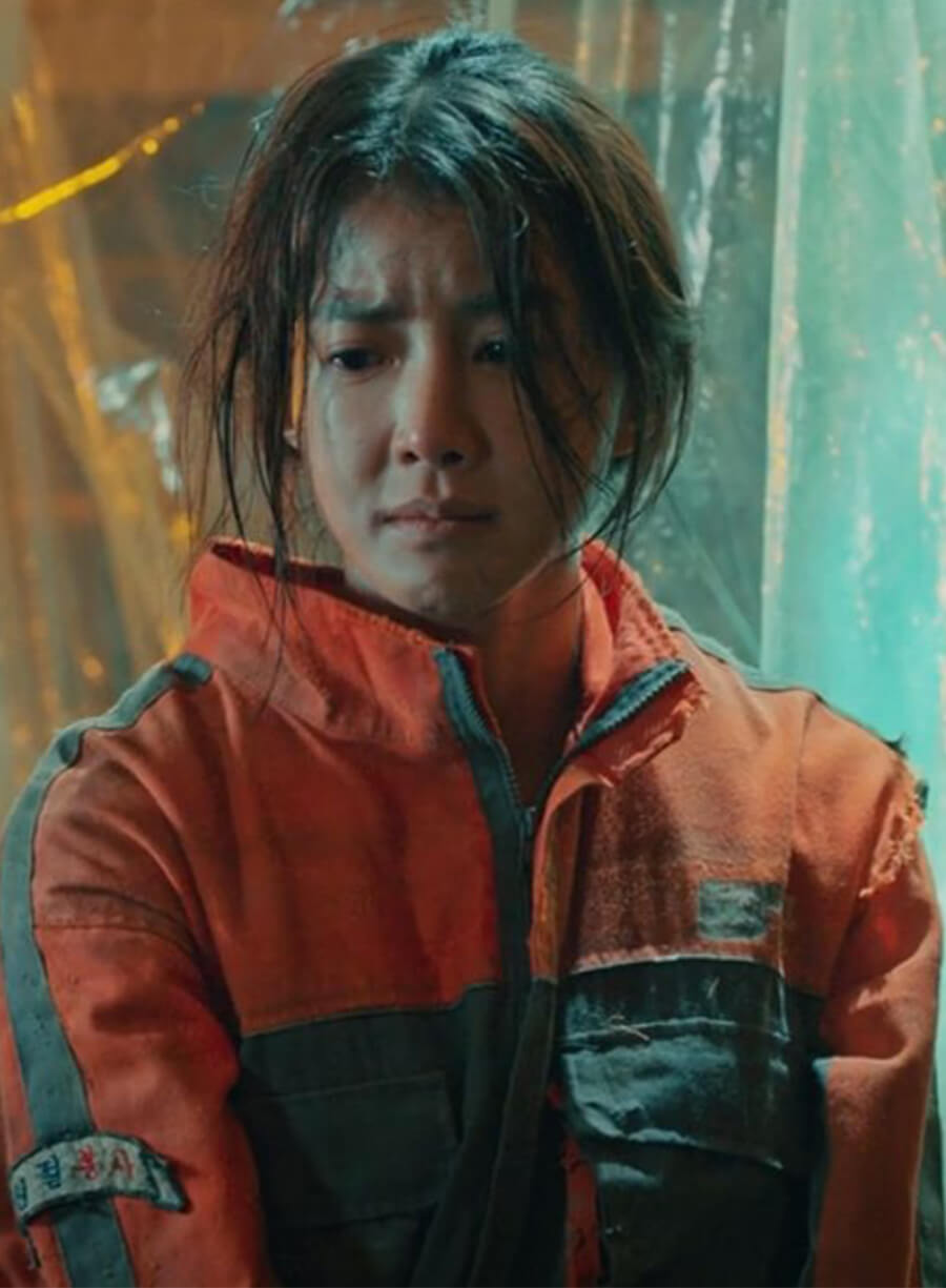 Harpoon Seo Yi-kyeong Inspired Multi-Color Leather Jacket - Sweet Home Style