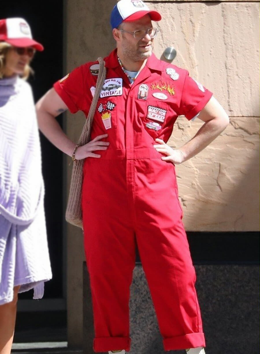 Harpoon Will Inspired Red Leather Jacket - Platonic Style