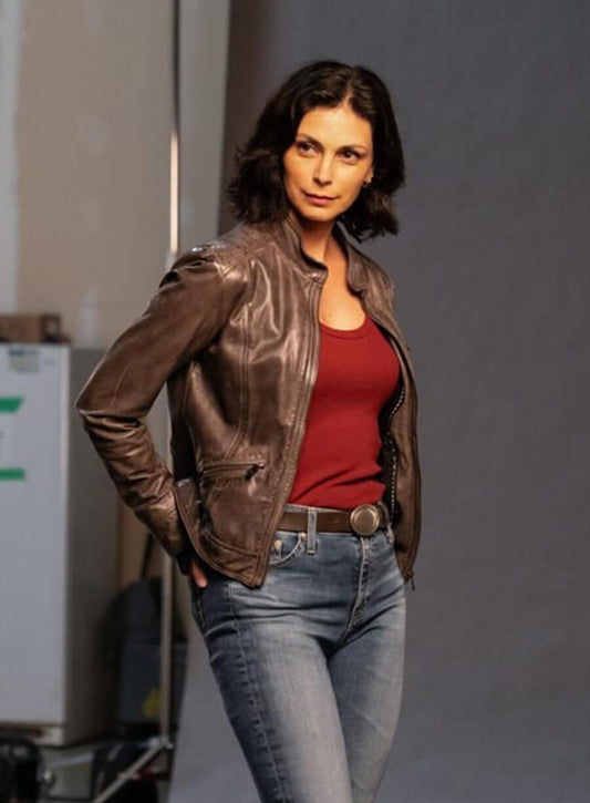 Harpoon Mickey Fox Inspired Brown Real Leather Leather Jacket - Sheriff Country Style
