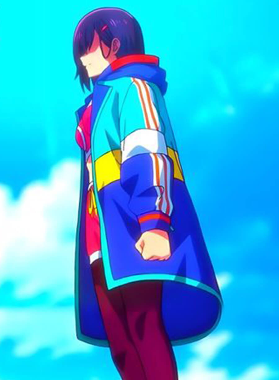 Harpoon Shizuka Mikazuki Inspired Multicolor Hooded Jacket - Zom 100: Bucket List of the Dead Style