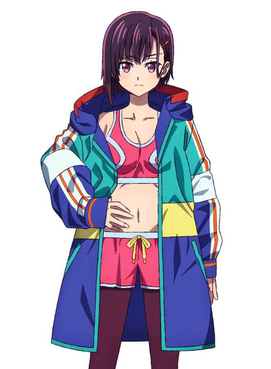 Harpoon Shizuka Mikazuki Inspired Multicolor Hooded Jacket - Zom 100: Bucket List of the Dead Style