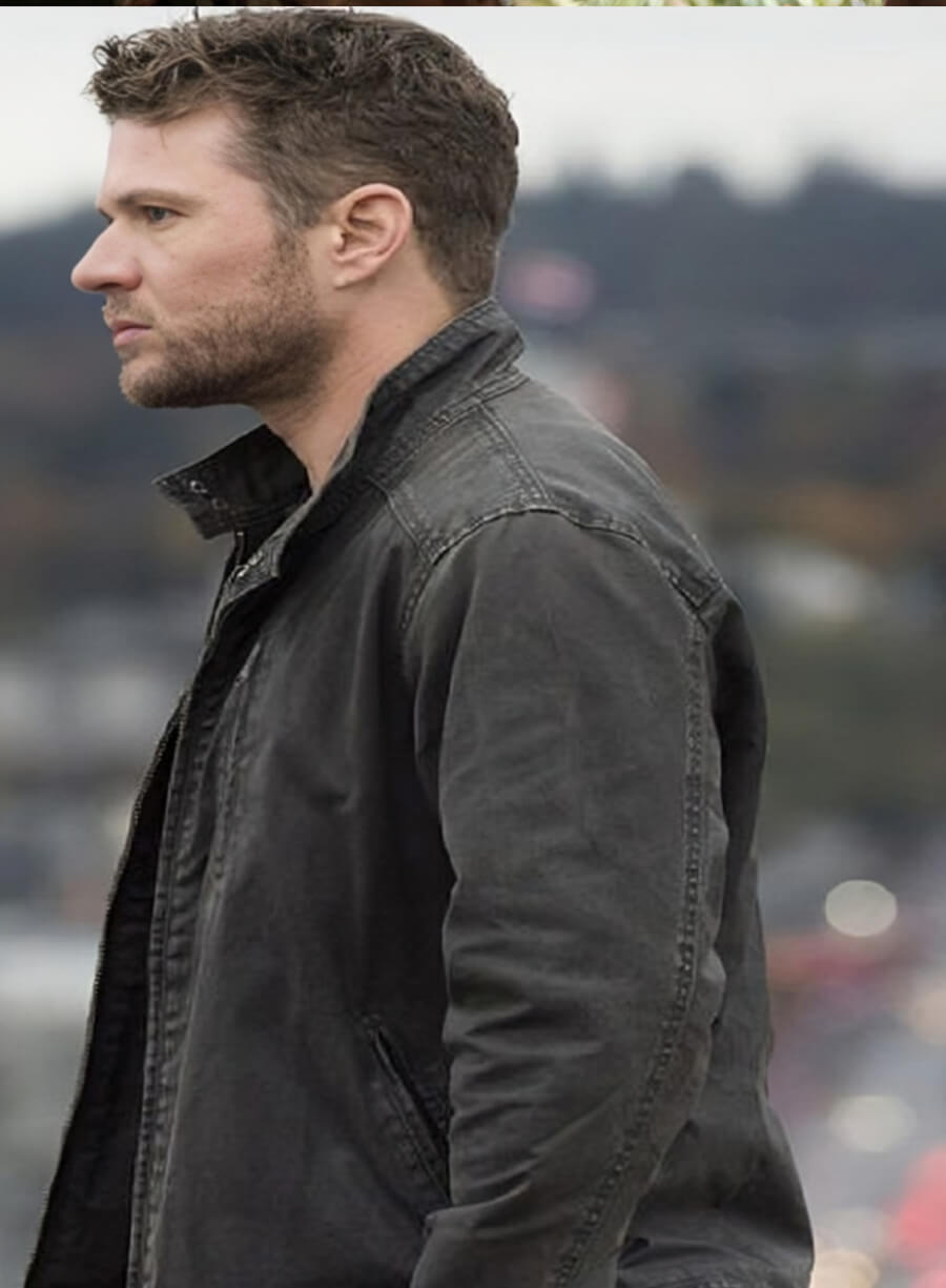 Harpoon Bob Lee Swagger Inspired Black Cotton Fabric Cotton Jacket - Shooter Tv Series Style