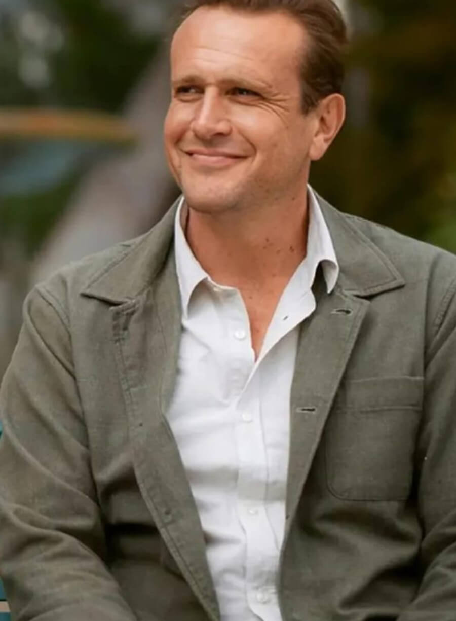 Shrinking S03 Jason Segel Green Cotton Jacket