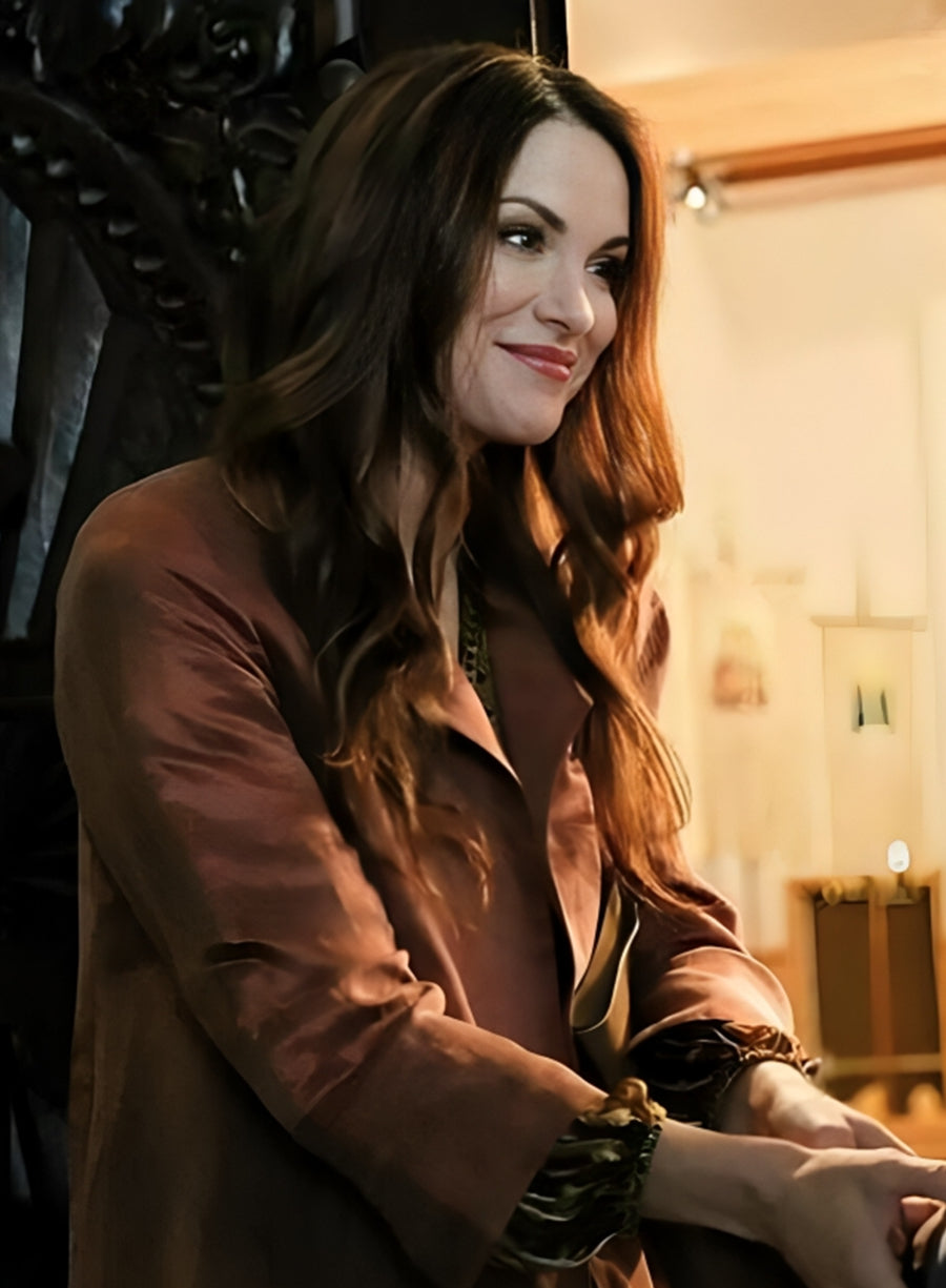 Harpoon Sister Jo Inspired Brown Velvet Fabric Coat - Supernatural Tv Series Style
