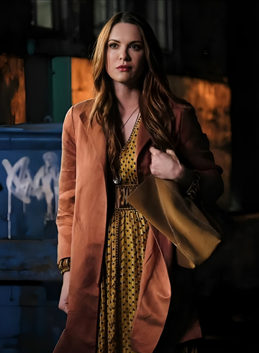Harpoon Sister Jo Inspired Brown Velvet Fabric Coat - Supernatural Tv Series Style