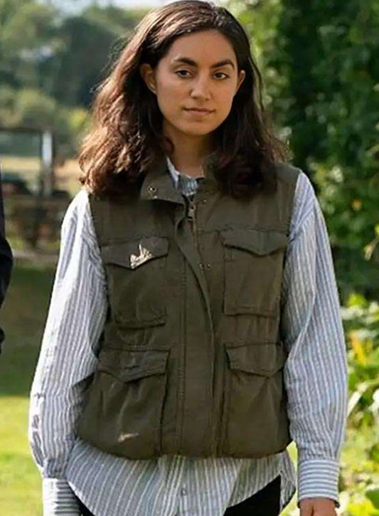 Harpoon Mark Meachum Inspired Green Leather Jacket - Lynley 2025 Style