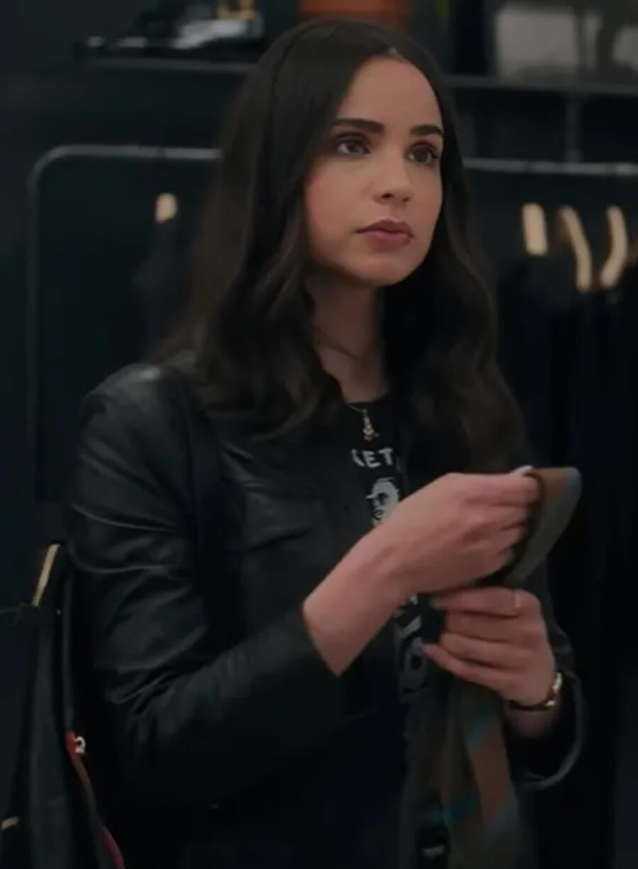 Harpoon Alex Inspired Black Real Leather Leather Jacket - The Life List 2025 Style