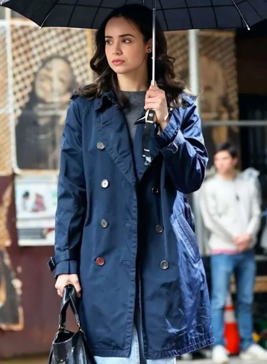 Harpoon Alex Inspired Blue Cotton Fabric Coat - The Life List 2025 Style
