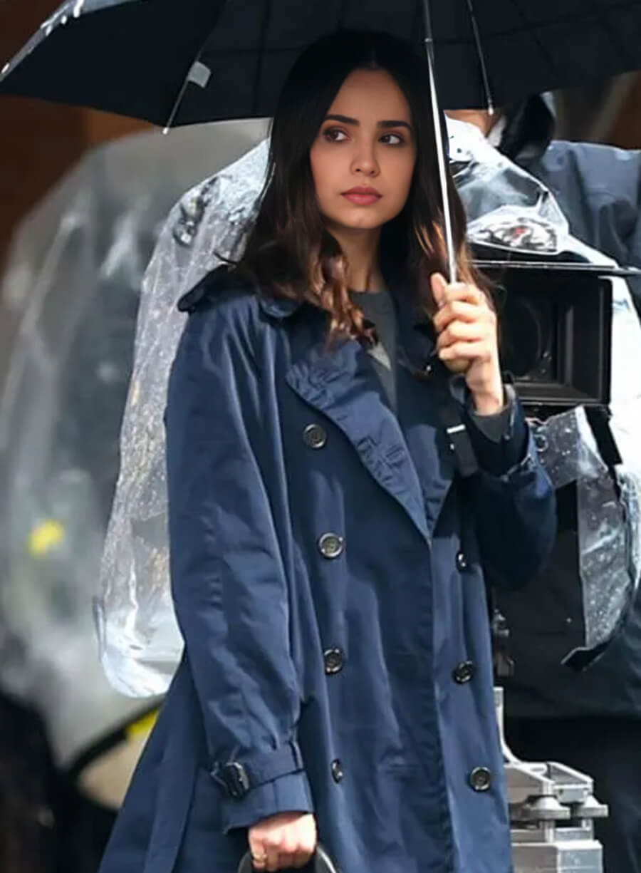 Harpoon Alex Inspired Blue Cotton Fabric Coat - The Life List 2025 Style