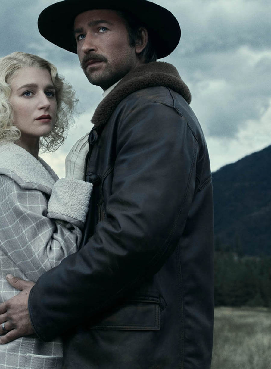 Harpoon Spencer Dutton Inspired Brown Coat - 1923 TV series Style