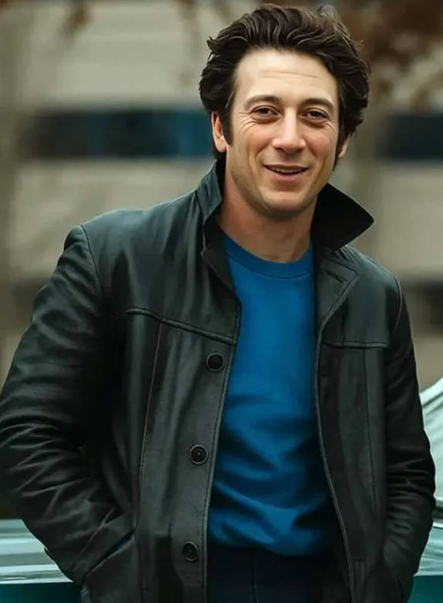 Harpoon Bruce Springsteen Inspired Black Leather Jacket - Springsteen Deliver Me from Nowhere Style