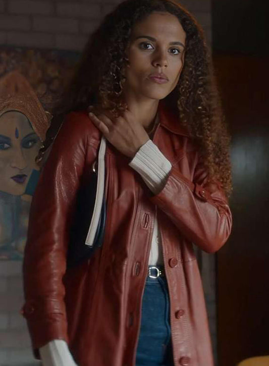 Harpoon Stacey Embalo Inspired Brown Coat - Missing You 2025 Style