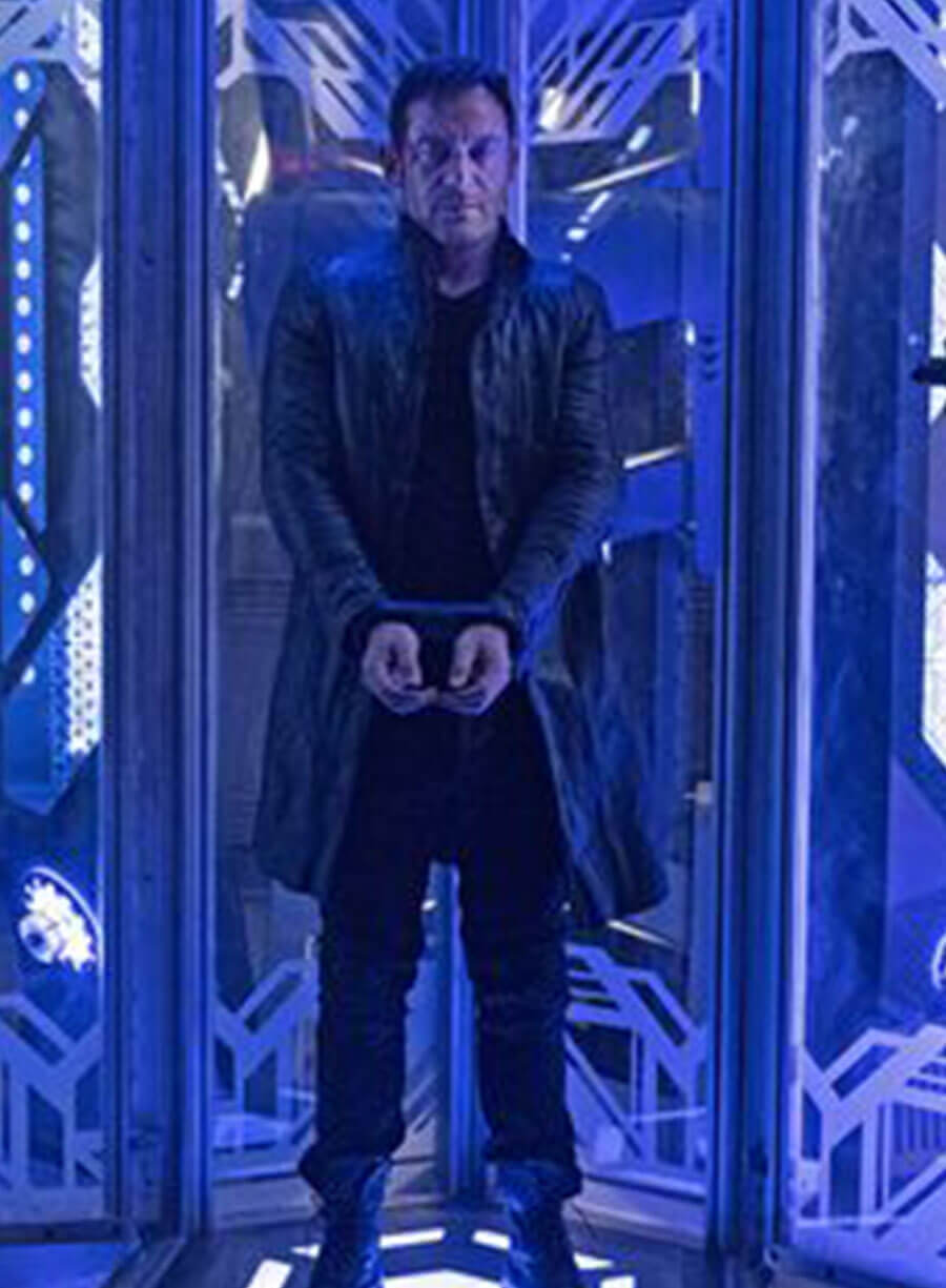 Harpoon Captain Gabriel Lorca Inspired Black Coat - Star Trek Discovery Style