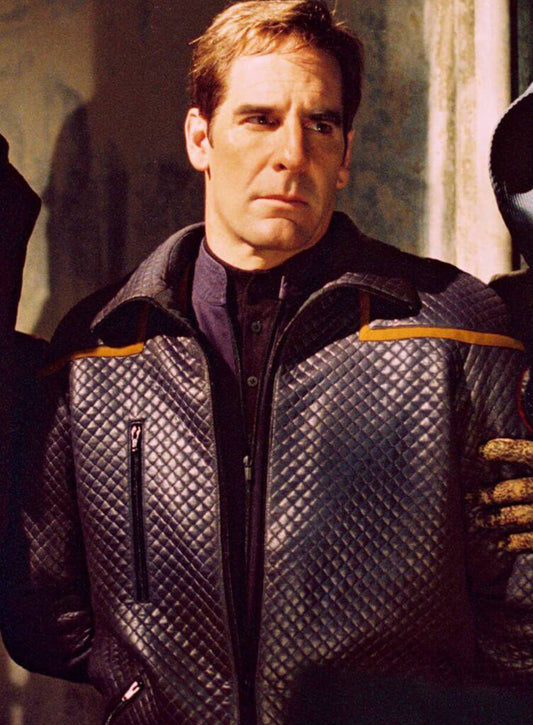 Harpoon Jonathan Archer Inspired Gray Leather Jacket - Star Trek Enterprise Style