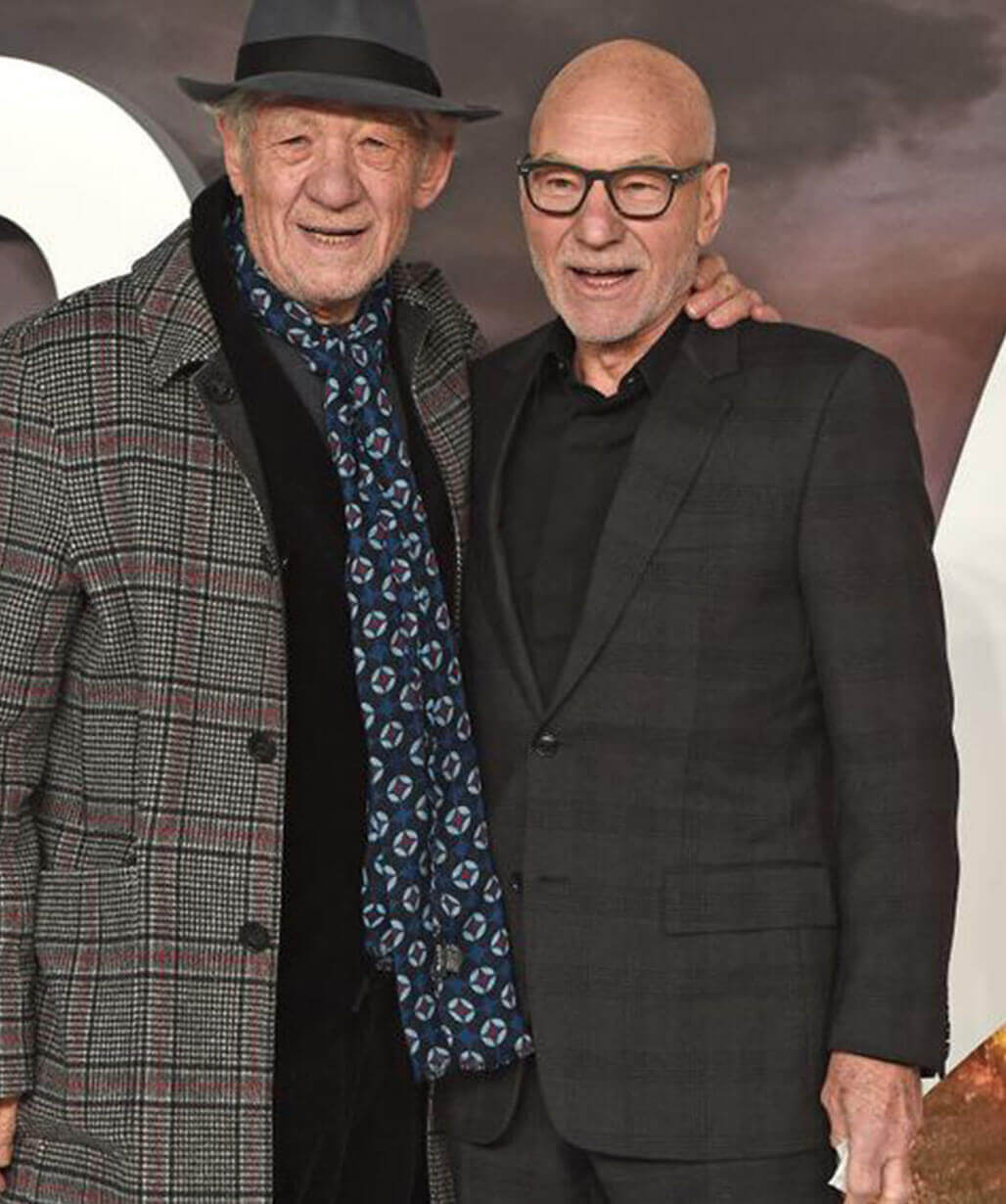 Harpoon Patrick Stewart Star Trek Blazer Inspired Black Leather Jacket
