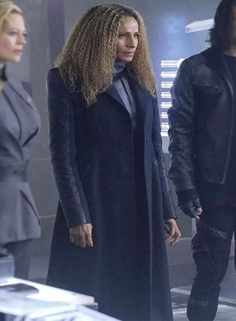 Harpoon Raffi Musiker Inspired Black Coat - Star Trek Picard Style