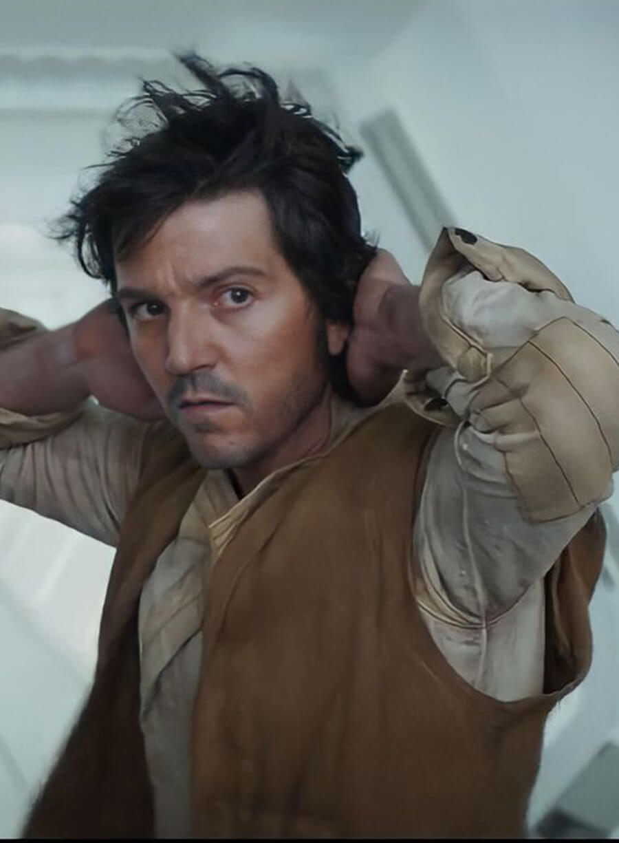Harpoon Cassian Andor Inspired Brown Suede Leather Hooded Jacket - Star Wars Andor 2022 Style