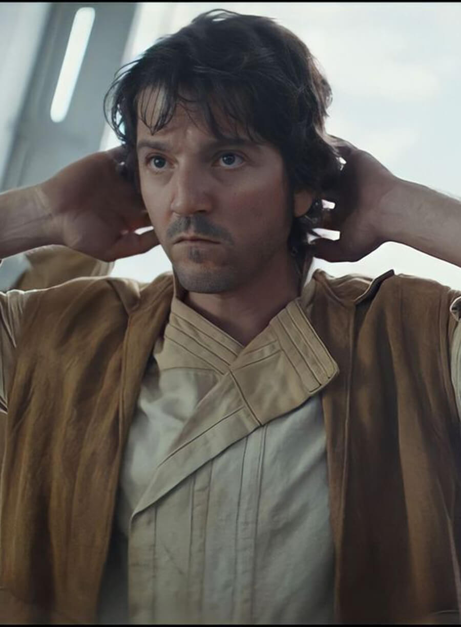 Harpoon Cassian Andor Inspired Brown Suede Leather Hooded Jacket - Star Wars Andor 2022 Style