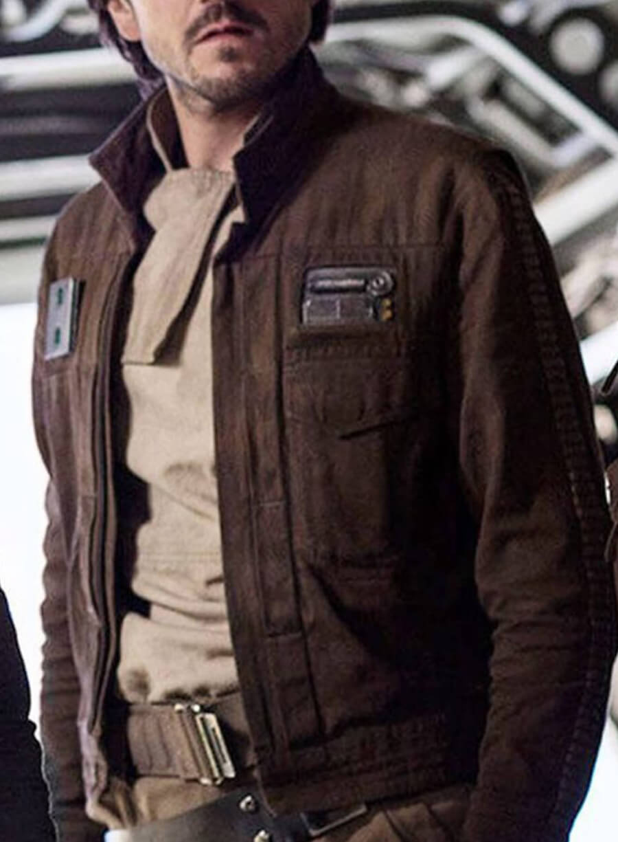 Harpoon Cassian Andor Inspired Brown Cotton Fabric Cotton Jacket - Star Wars Andor 2022 Style