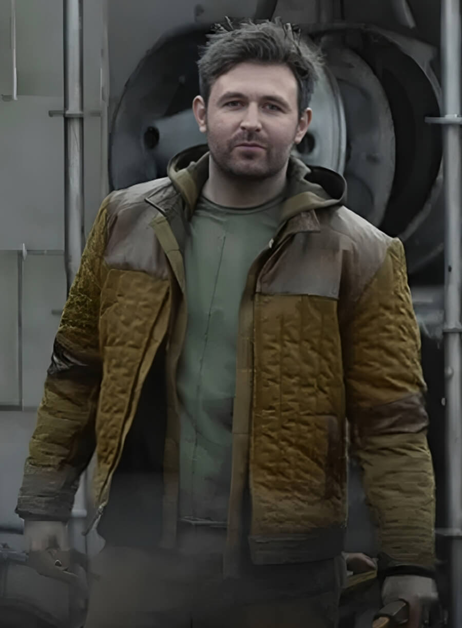 Harpoon Timm Karlo Inspired Multicolor Parachute Fabric Hooded Jacket - Star Wars Andor 2022 Style