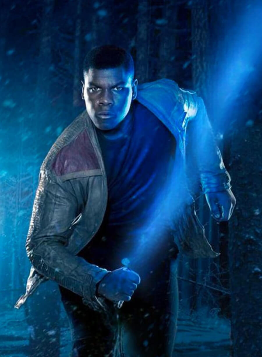 Harpoon Finn Inspired Brown Rea Leather Leather Jacket - Star Wars: The Force Awakens Style