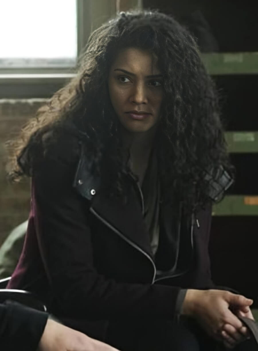 Harpoon Stella Kidd Inspired Brown Suede Leather Coat - Chicago Fire Style