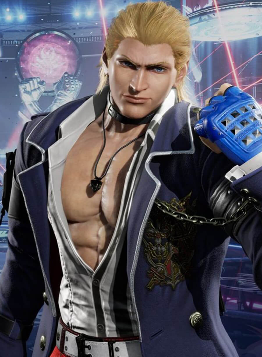 Harpoon Steve Fox Inspired Blue Coat - Tekken 8 Style