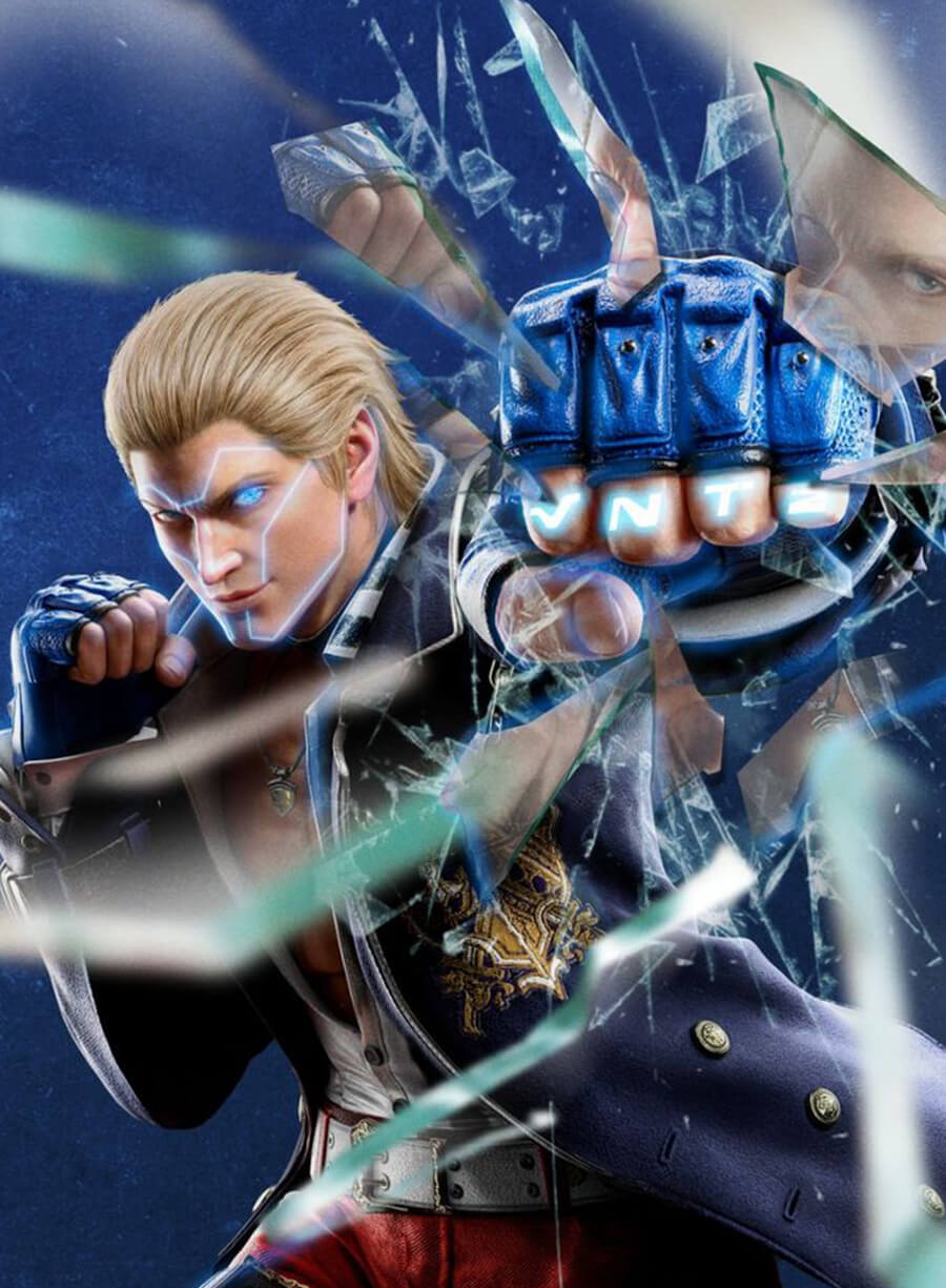 Harpoon Steve Fox Inspired Blue Coat - Tekken 8 Style