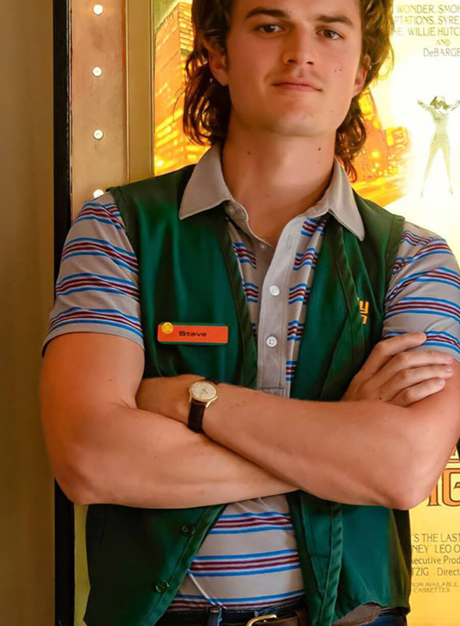 Harpoon Steve Harrington Inspired Green Cotton Jacket - Stranger Things Style