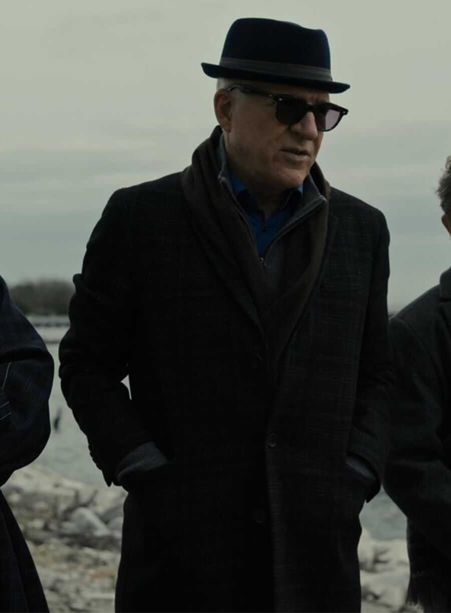 Harpoon Charles-Haden Savage Inspired Black Coat - Only Murders in the Building Style